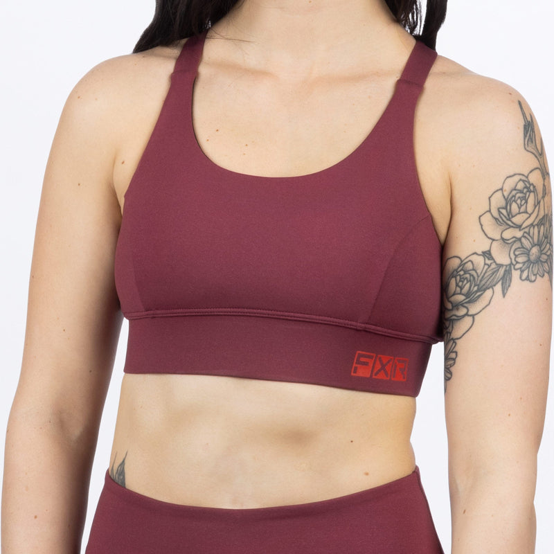 Chargez l'image dans la visionneuse de la galerie, Chakra_Sports_Bra_W_Merlot_231438-_2700_side1
