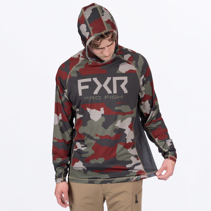 Chargez l'image dans la visionneuse de la galerie, CamoAirUPF_PO_Hoodie_M_EarthCamo_252082-_1600_side

