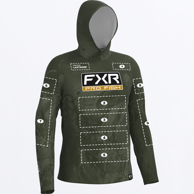 Chargez l'image dans la visionneuse de la galerie, MCustomDerbyUndertowAirUPFPO_Hoodie_ArmyGold_SKU_262057-_7562_Front
