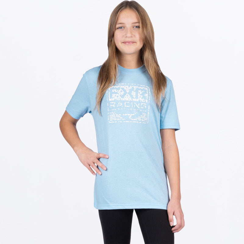 Chargez l'image dans la visionneuse de la galerie, EmblemPremium_TShirt_Y_MauiBlueWhiteCheetah_251532-_5902_front
