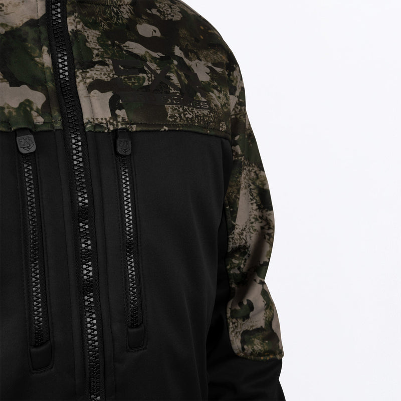 Chargez l'image dans la visionneuse de la galerie, ProSoftshell_Jacket_BlackCamo_232001-_1076_frontDetail
