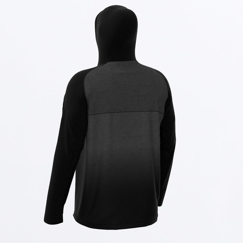 Chargez l'image dans la visionneuse de la galerie, Tournament_Pro_Hybrid_UPF_Pullover_Hoodie_M_AsphaltHeatherBlack_232090_0610_back
