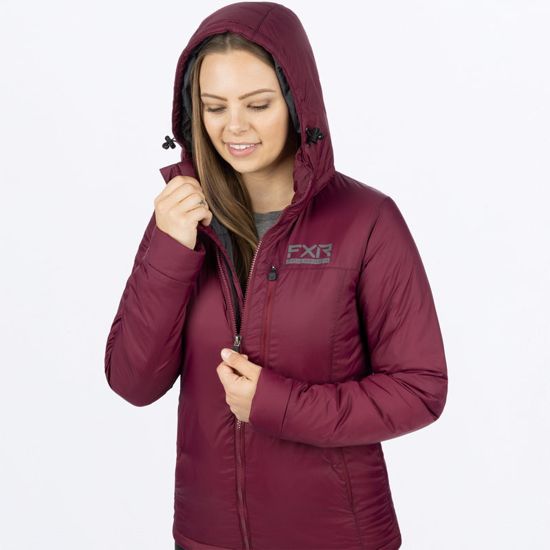 Chargez l'image dans la visionneuse de la galerie, ExpeditionLite_Jacket_W_Merlot_231040-_2700_side
