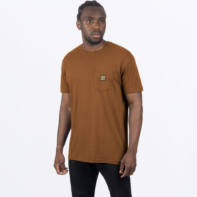 Chargez l'image dans la visionneuse de la galerie, MWorkPocketPremium_T-Shirt_Copper_SKU_231300_1900_Front
