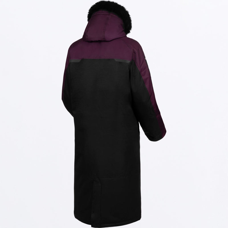 Chargez l'image dans la visionneuse de la galerie, WarmUp_Coat_PlumFadeBlack_250230-_8310_back
