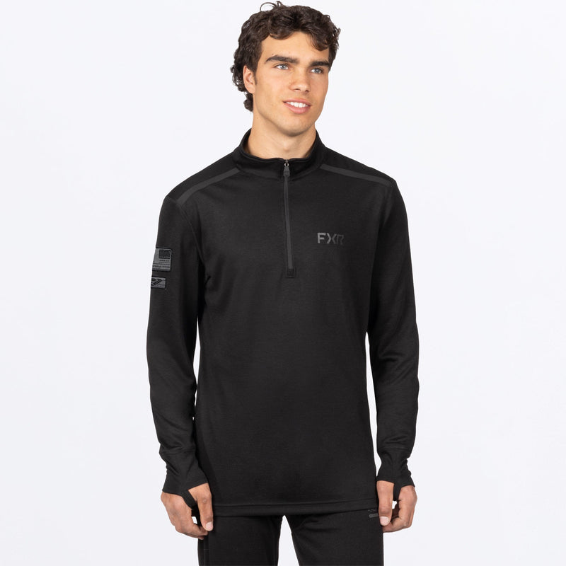 Chargez l'image dans la visionneuse de la galerie, MVaporMerino14_Zip_Black_SKU_271322-_1000_Front
