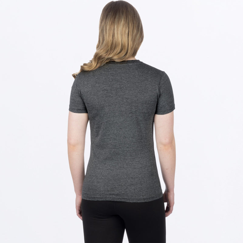 Chargez l'image dans la visionneuse de la galerie, RaceDivPrem_TShirt_W_CharHeatherMintRazz_241415-_0654_back
