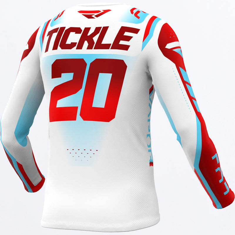 Chargez l'image dans la visionneuse de la galerie, CustomVaporAir_MXJersey_YTH_ScorchWhite_253312-_2001_back

