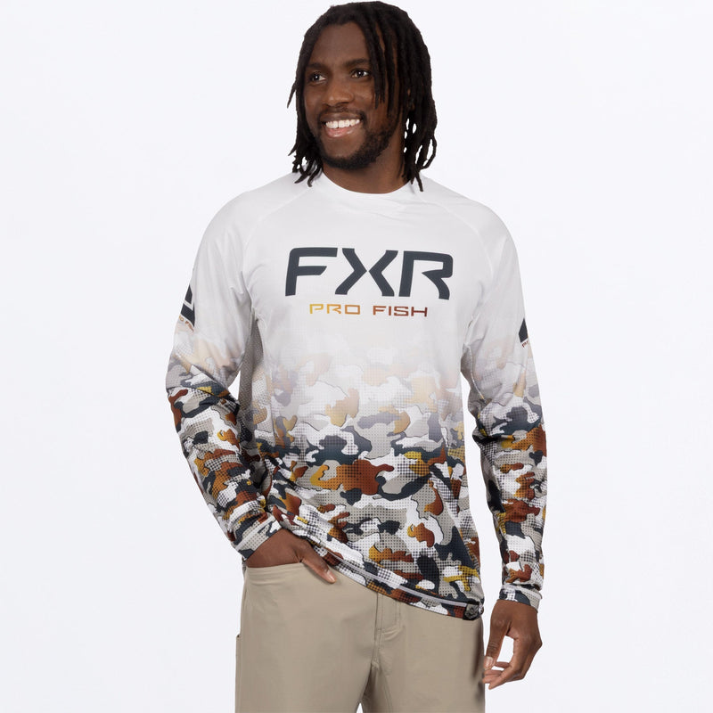 Chargez l'image dans la visionneuse de la galerie, MDerbyDriftCamoAirUPF_Longsleeve_WhiteKash_SKU_262088-_0162_Front
