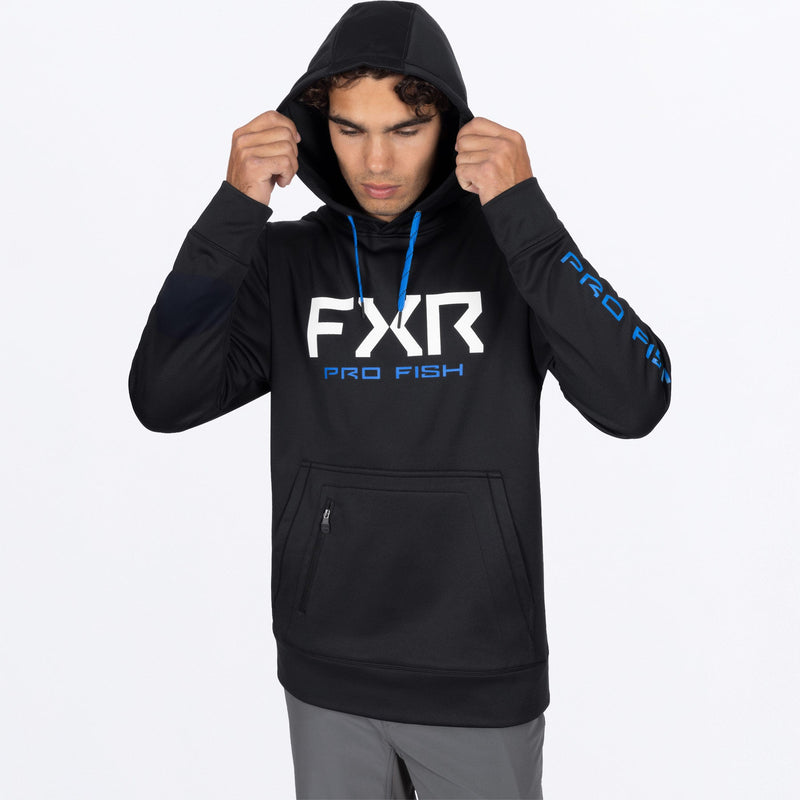 Chargez l'image dans la visionneuse de la galerie, MProFishTechPO_Hoodie_BlackCobalt_SKU_262037-_1040_Extra3
