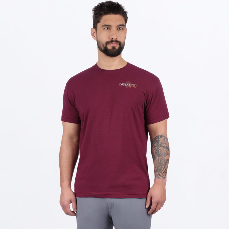 Chargez l'image dans la visionneuse de la galerie, RaceDiv_Prem_Shirt_M_MerlotMustard_251319_2760_front
