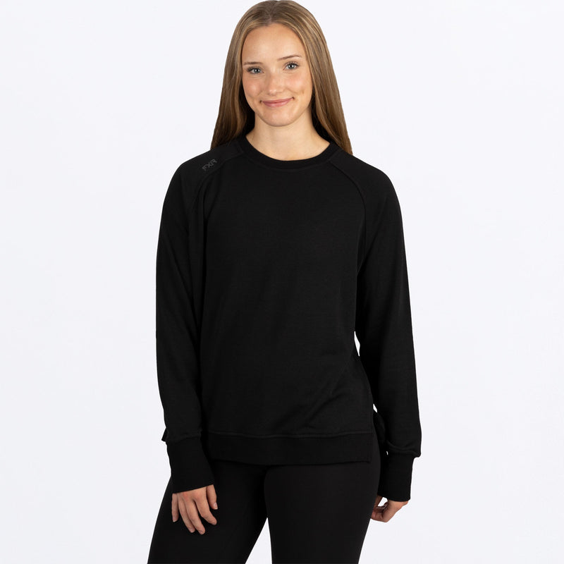 Chargez l'image dans la visionneuse de la galerie, SideStar_CrewneckPOSweater_Black_231231-_1000_front
