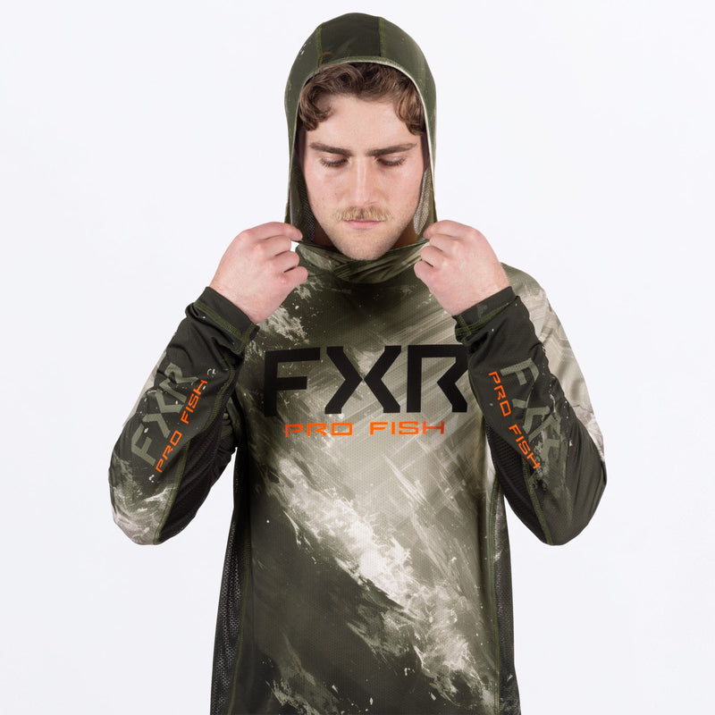 Chargez l'image dans la visionneuse de la galerie, DerbySwellAirUPF_PO_Hoodie_M_MossOrange_252098-_7930_side

