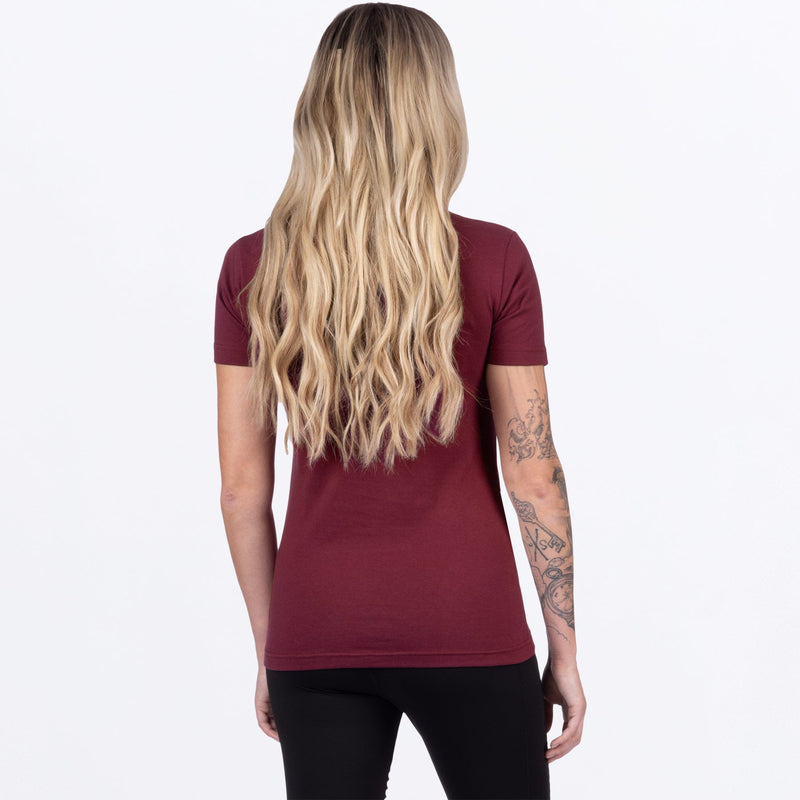 Chargez l'image dans la visionneuse de la galerie, HydrogenPremium_TShirt_W_Merlot_252224-_2700_back
