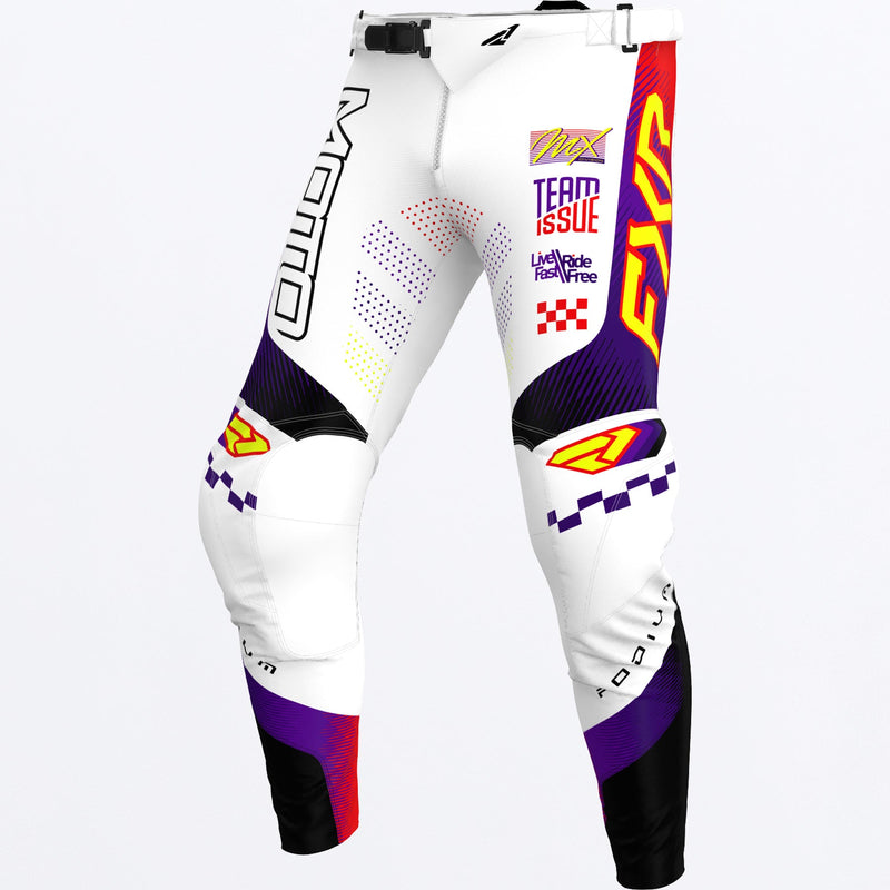 Chargez l'image dans la visionneuse de la galerie, YthPodiumMX_Pant_WhitePurpleRed_SKU_263354-_0180_Front
