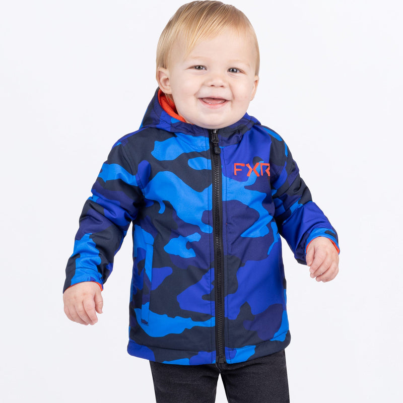 Chargez l'image dans la visionneuse de la galerie, ToddlerRideReversible_Jacket_BlueCamoRed_SKU_242202-_4120_Front
