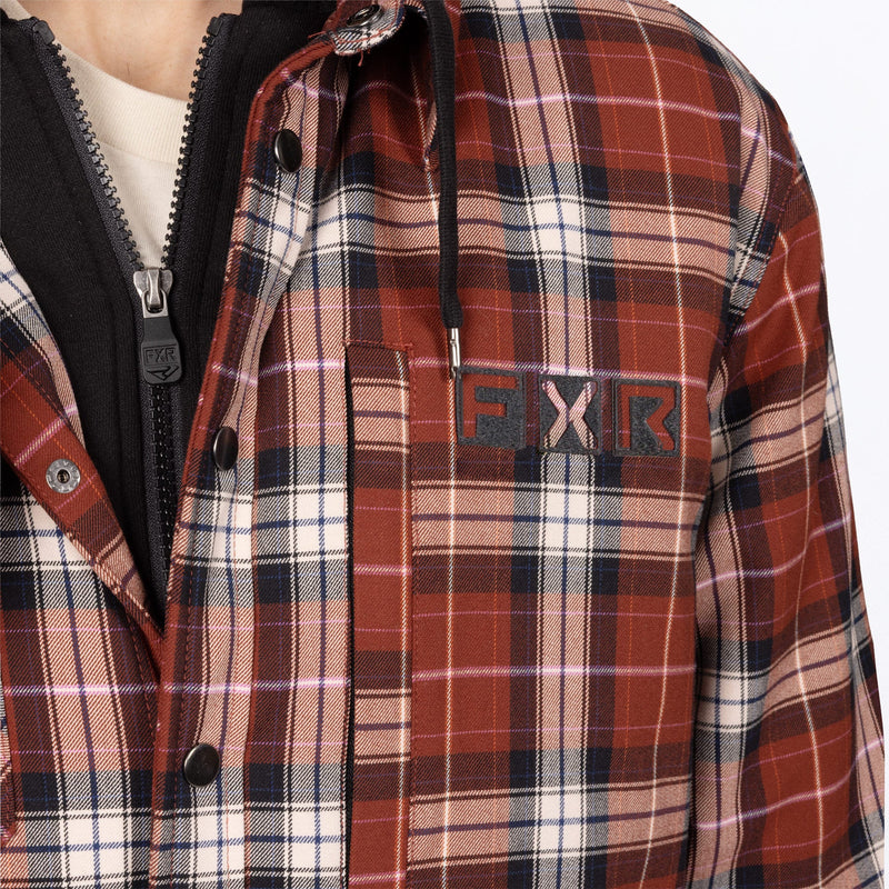 Chargez l'image dans la visionneuse de la galerie, MInsulatedHDFlannel_Jacket_MaroonNavy_SKU_271117-_2545_Extra3

