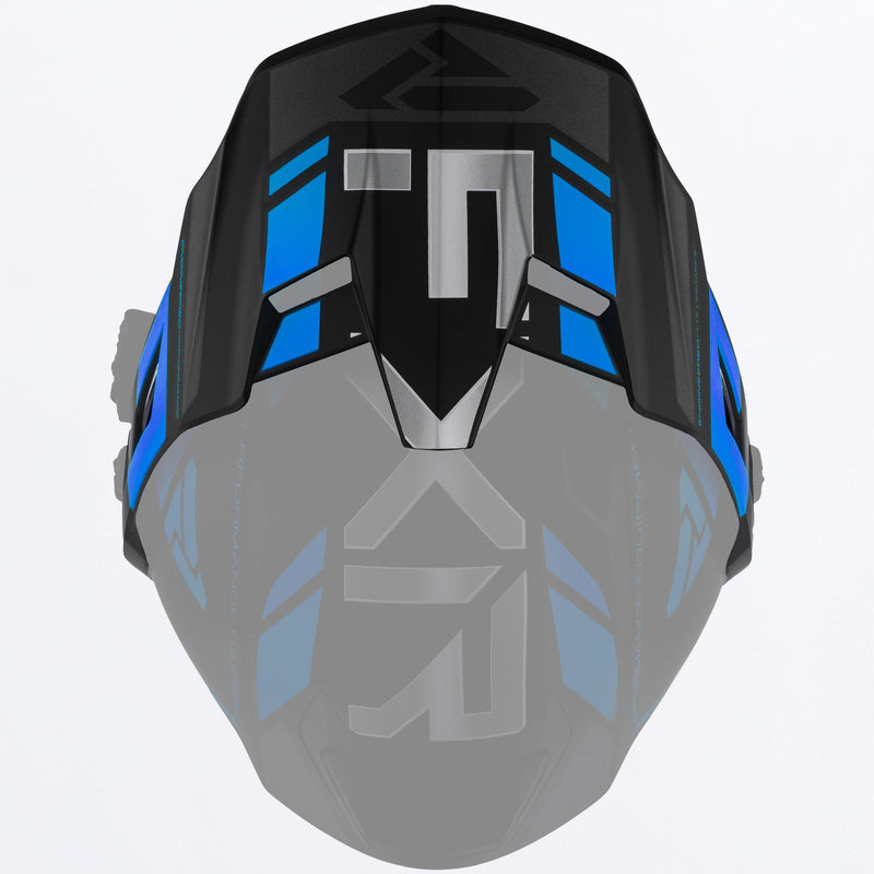 Chargez l'image dans la visionneuse de la galerie, MaverickX_HelmetPeak_BlackBlue_231733-_1040_front
