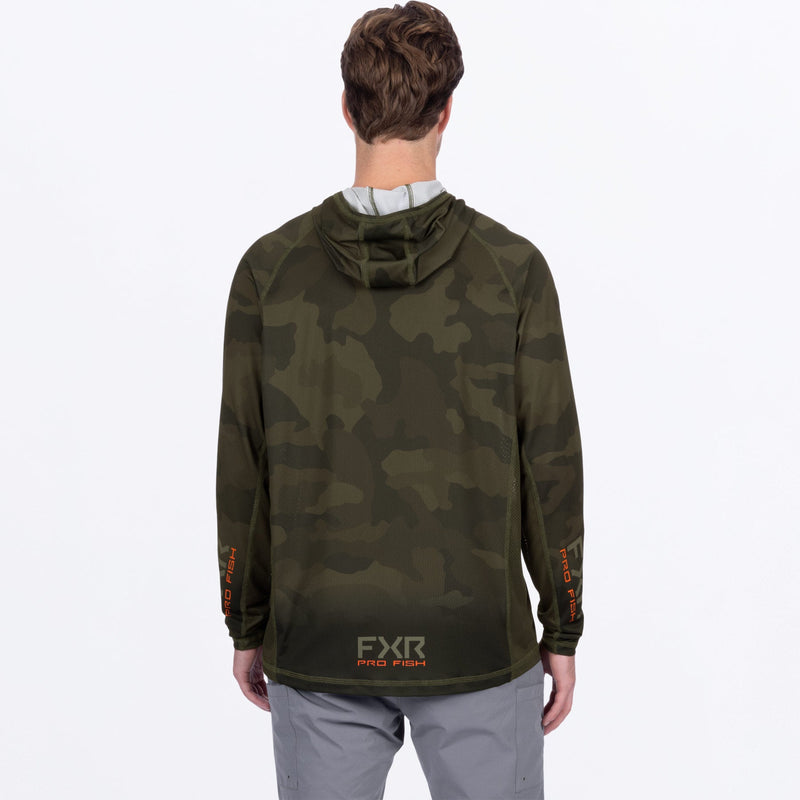 Chargez l'image dans la visionneuse de la galerie, Derby-CamoAirUPF_PO_Hoodie_M_ArmyCamoOrange_252082-_7630_back**hover**
