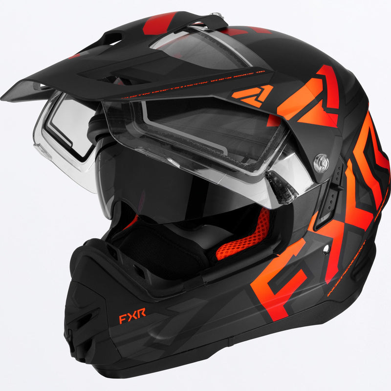 Chargez l'image dans la visionneuse de la galerie, TorqueXTeam_Helmet_BlackOrange_230635-_1030_open
