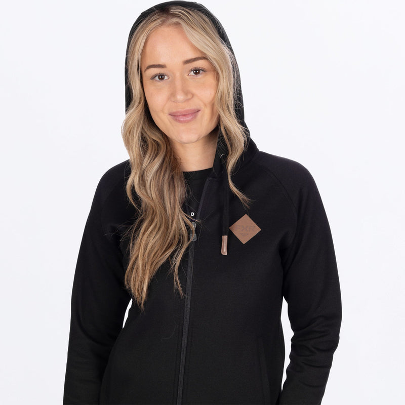 Chargez l'image dans la visionneuse de la galerie, DiamondZip_Hoodie_W_Black_251220-_1000_side
