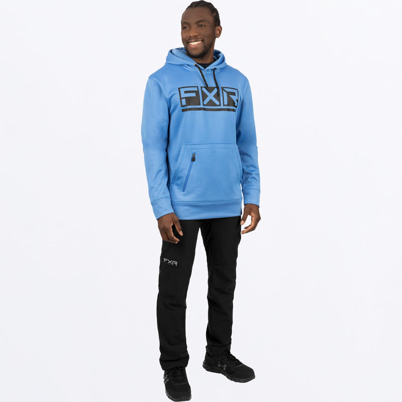 Chargez l'image dans la visionneuse de la galerie, PodiumTech_POHoodie_M_TranquilBlueBlack_232038-_4010_FrontFull

