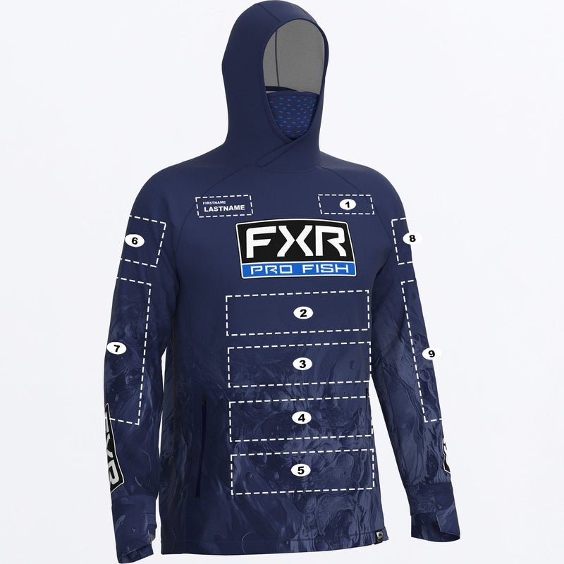Chargez l'image dans la visionneuse de la galerie, MCustomProAirUPFPO_Hoodie_DeepCbltUnderCobalt_SKU_262056-_4540_Front
