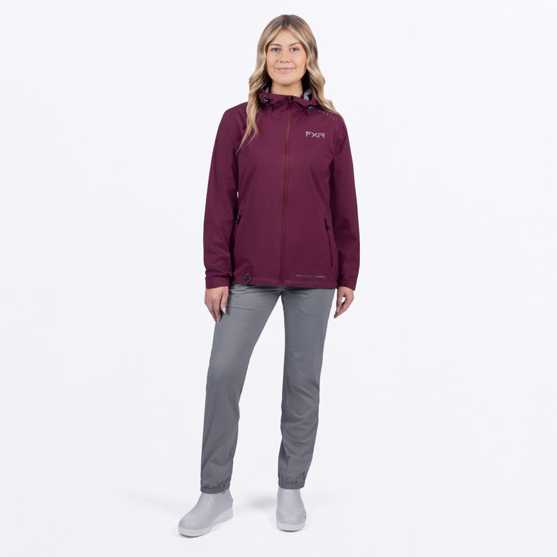 Chargez l'image dans la visionneuse de la galerie, AdventureLiteTriLaminate_Jacket_W_Merlot_242206-_2700_frontFULL
