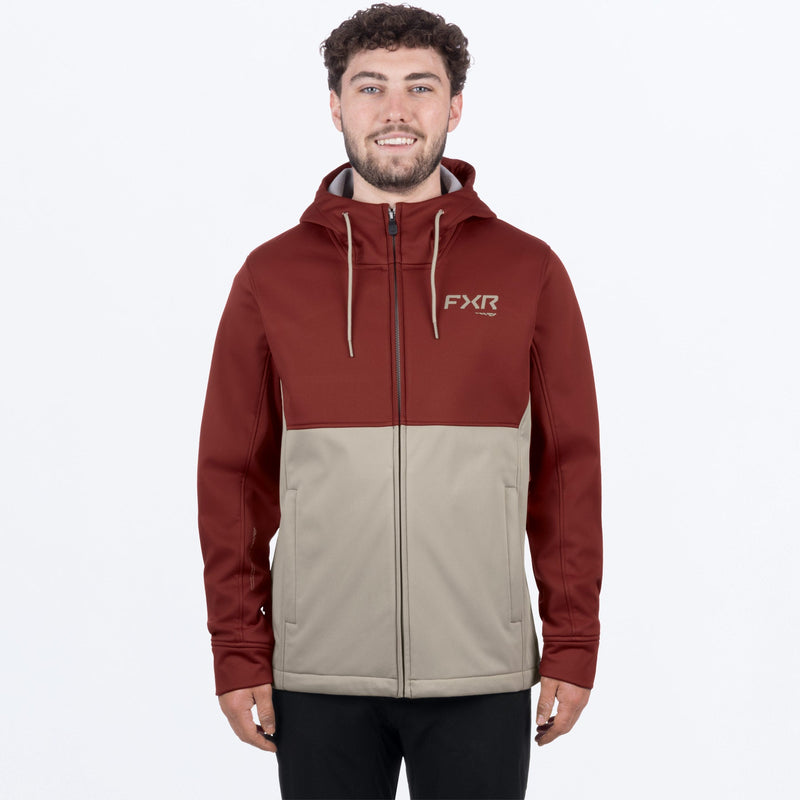 Chargez l'image dans la visionneuse de la galerie, MHydrogenSoftshell_Jacket_OxbloodStone_SKU_260952-_2717_Front
