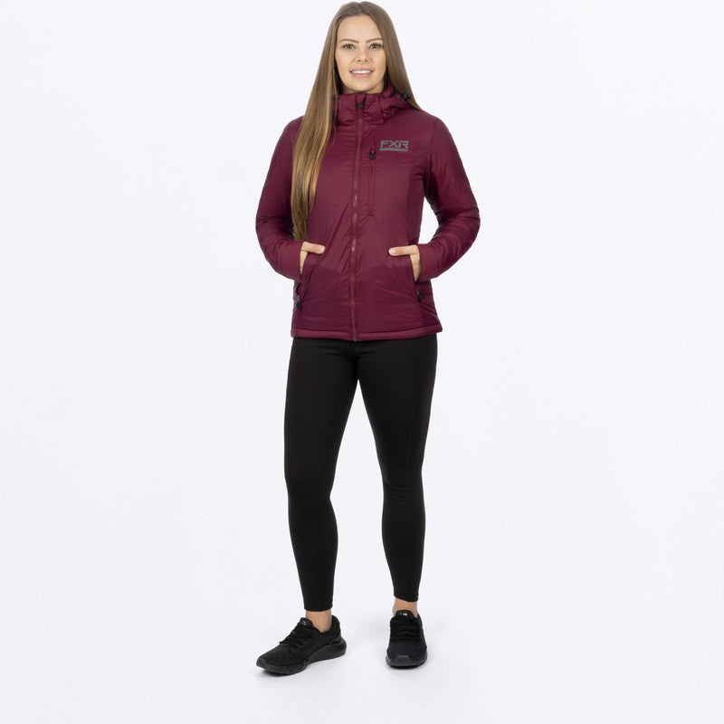 Chargez l'image dans la visionneuse de la galerie, ExpeditionLite_Jacket_W_Merlot_231040-_2700_Fullbody
