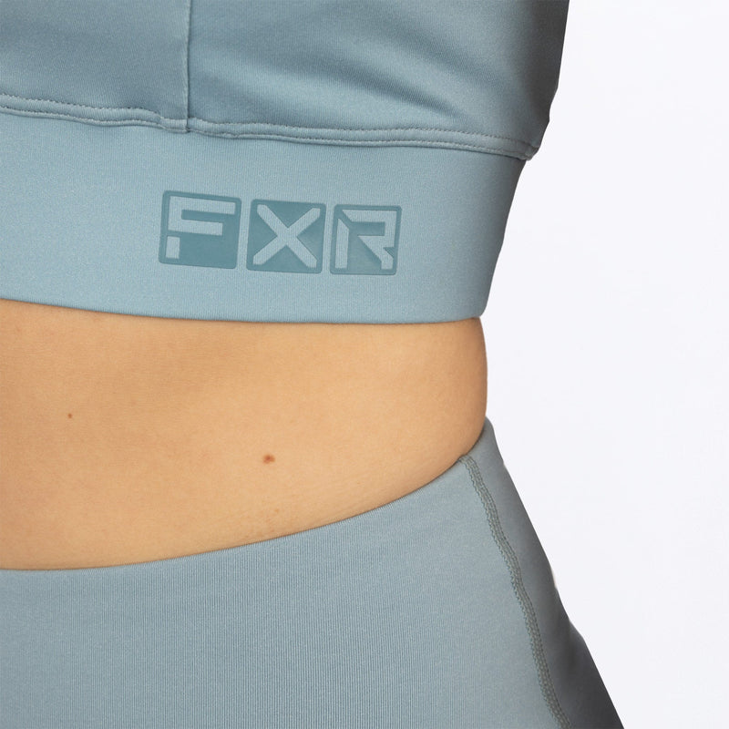Chargez l'image dans la visionneuse de la galerie, Chakra_SportsBra_W_LtSteel_231438-_0300_frontDetail
