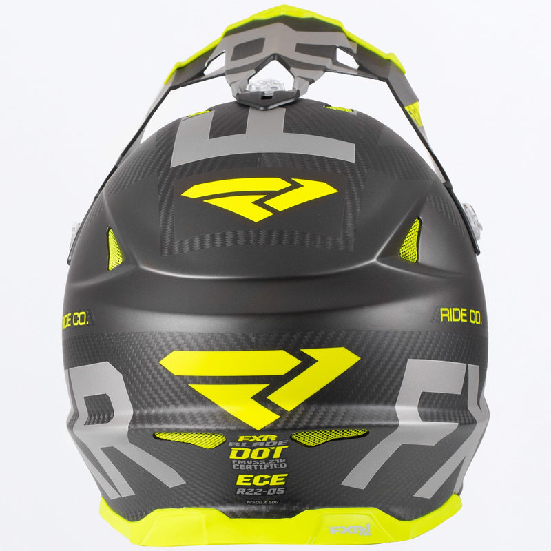 Chargez l'image dans la visionneuse de la galerie, Blade2.0CarbonEvo_Helmet_BlackHi-Vis_190604-1065-back
