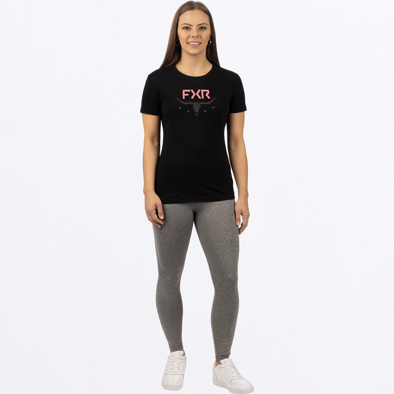 Chargez l'image dans la visionneuse de la galerie, Antler_Premium_T_Shirt_W_BlackMutedMelon_232230_1093_fullbody

