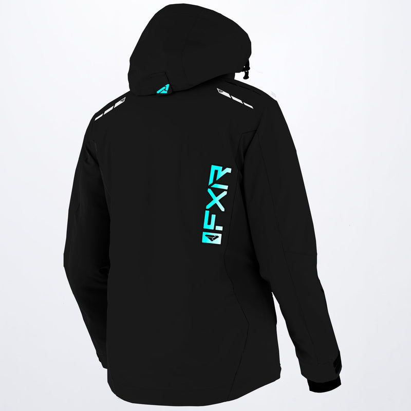 Chargez l'image dans la visionneuse de la galerie, EVO_Jacket_W_BlackSkyBlueWhiteFade_220222-_1053_back
