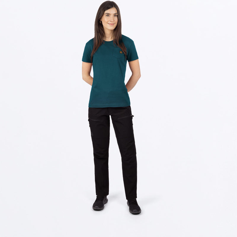 Chargez l'image dans la visionneuse de la galerie, WorkPocketPrem_Boyfriend_TShirt_W_DarkSteelHeather_241416-_0303_Fullbody
