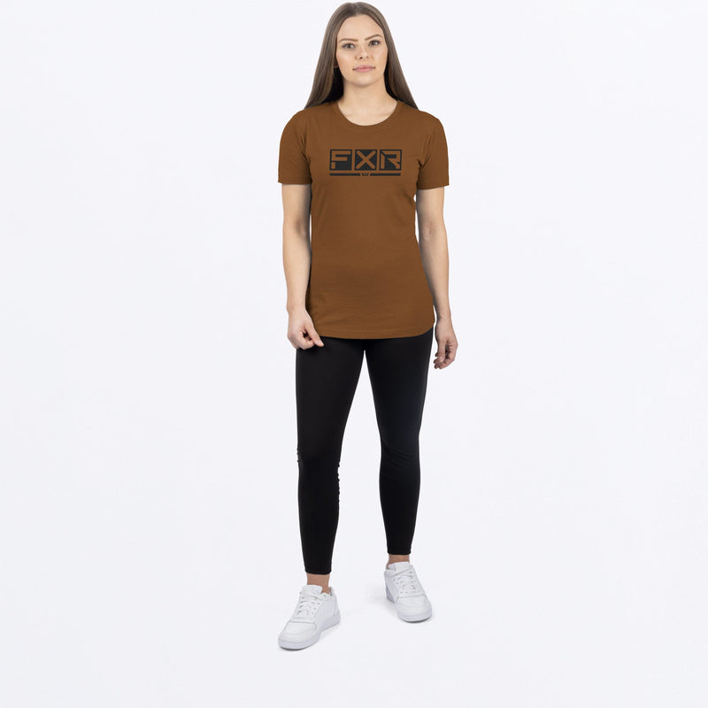 Chargez l'image dans la visionneuse de la galerie, PodiumPrem_TShirt_W_CopperBlack_241412-_1910_FPodiumPrem_TShirt_W_CopperBlack_241412-_1910_front
