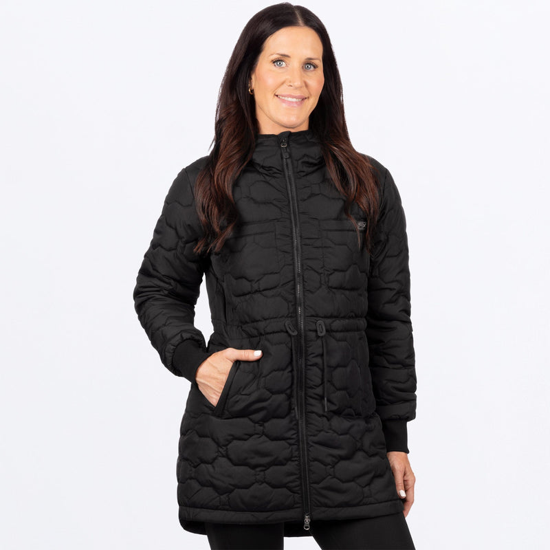 Chargez l'image dans la visionneuse de la galerie, WIsla_QuiltedJacket_Black_SKU_261001-_1000_Front
