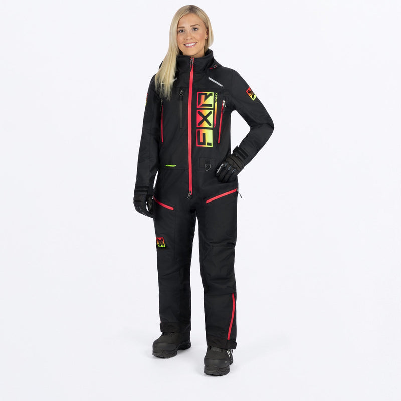 Chargez l'image dans la visionneuse de la galerie, WRecruitF.A.S.T.Ins_Monosuit_BlackRaspHiVisFade_SKU_232913-_1028_Front
