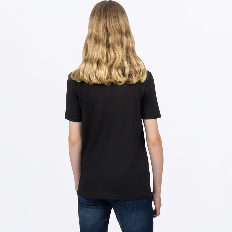 Chargez l'image dans la visionneuse de la galerie, PodiumPrem_TShirt_Y_BlackGlowstick_241535-_1071_back
