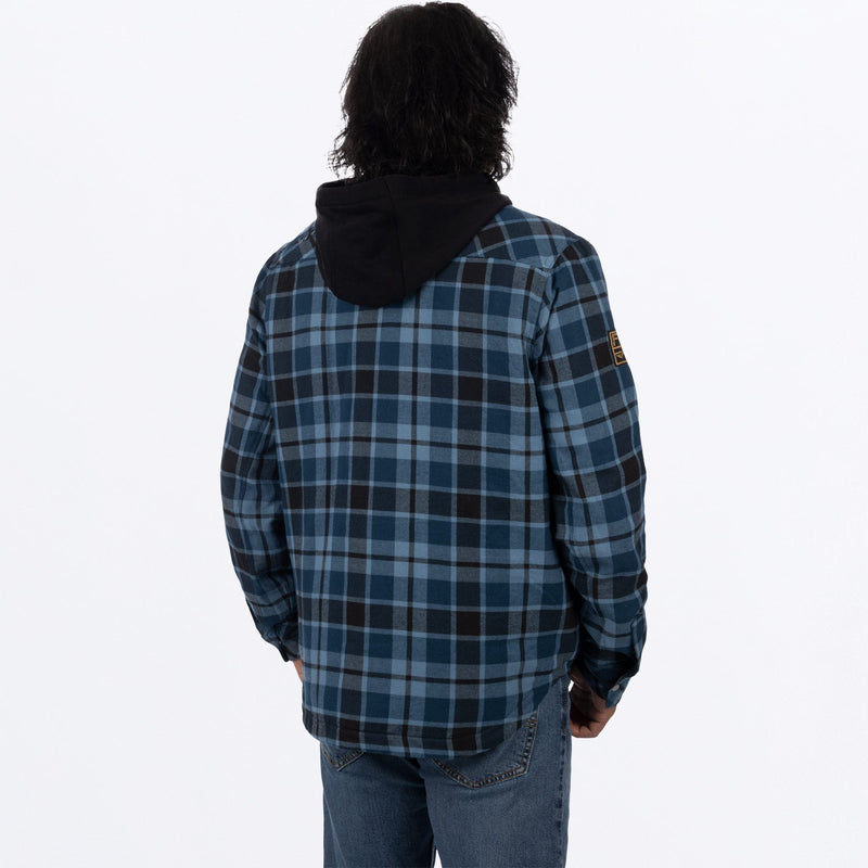 Chargez l'image dans la visionneuse de la galerie, UnisexTimberInsulatedFlannel_Jacket_SteelSlate_SKU_231117-_0357_Extra
