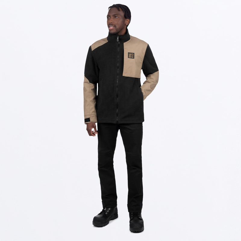Chargez l'image dans la visionneuse de la galerie, GrindFleece_Jacket_M_BlackCanvas_231107-_1015_frontFULL
