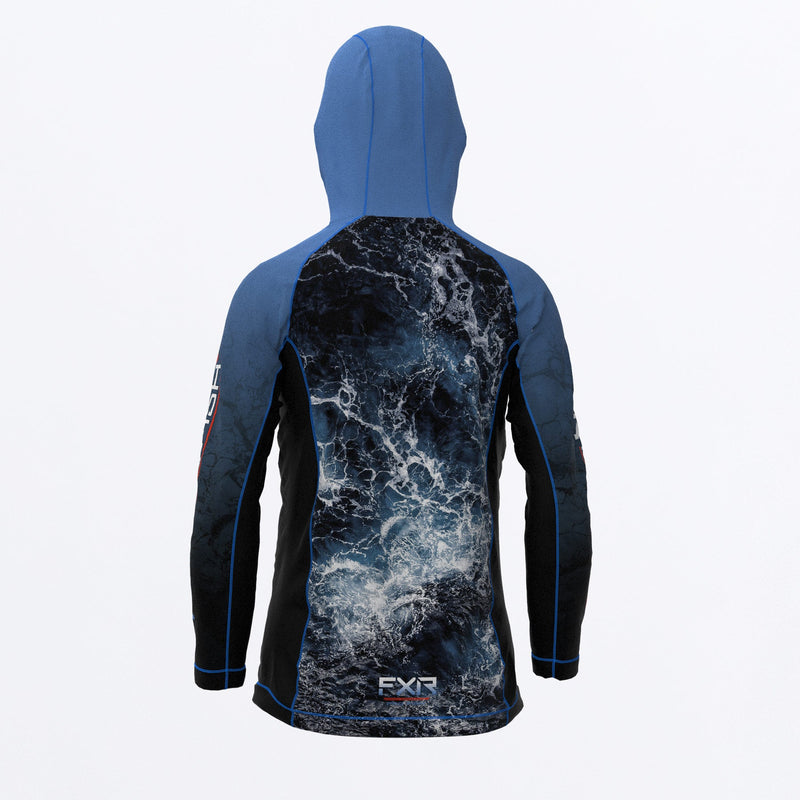 Chargez l'image dans la visionneuse de la galerie, Derby_UPF_Hoodie_Y_DarksteelrippleNuke_232270_0323_back**hover**
