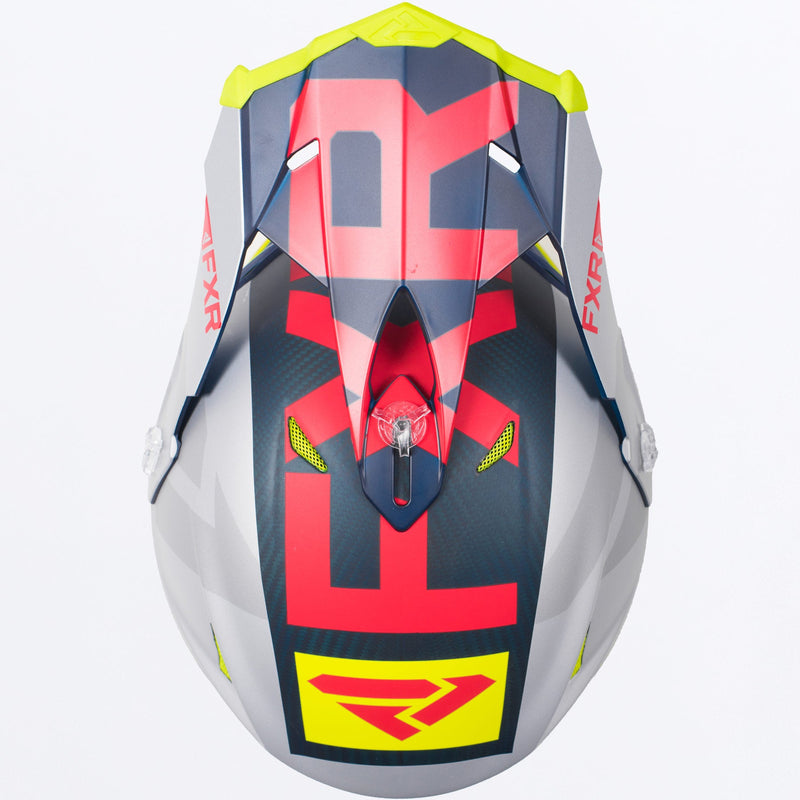 Chargez l'image dans la visionneuse de la galerie, Blade2.0CarbonEvo_Helmet_NavyRedHi-VisSilver_190604-4502-top
