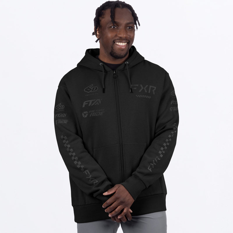 Chargez l'image dans la visionneuse de la galerie, MFXRStackCotton_ZipUpHoodie_BlackOps_SKU_261185-_1010_Front
