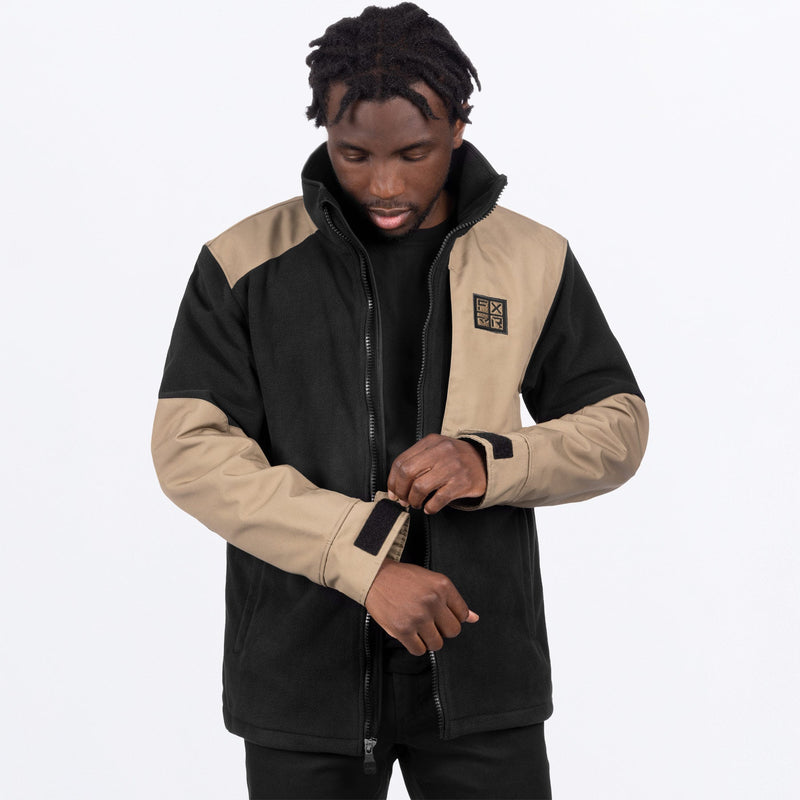 Chargez l'image dans la visionneuse de la galerie, GrindFleece_Jacket_M_BlackCanvas_231107-_1015_Detail
