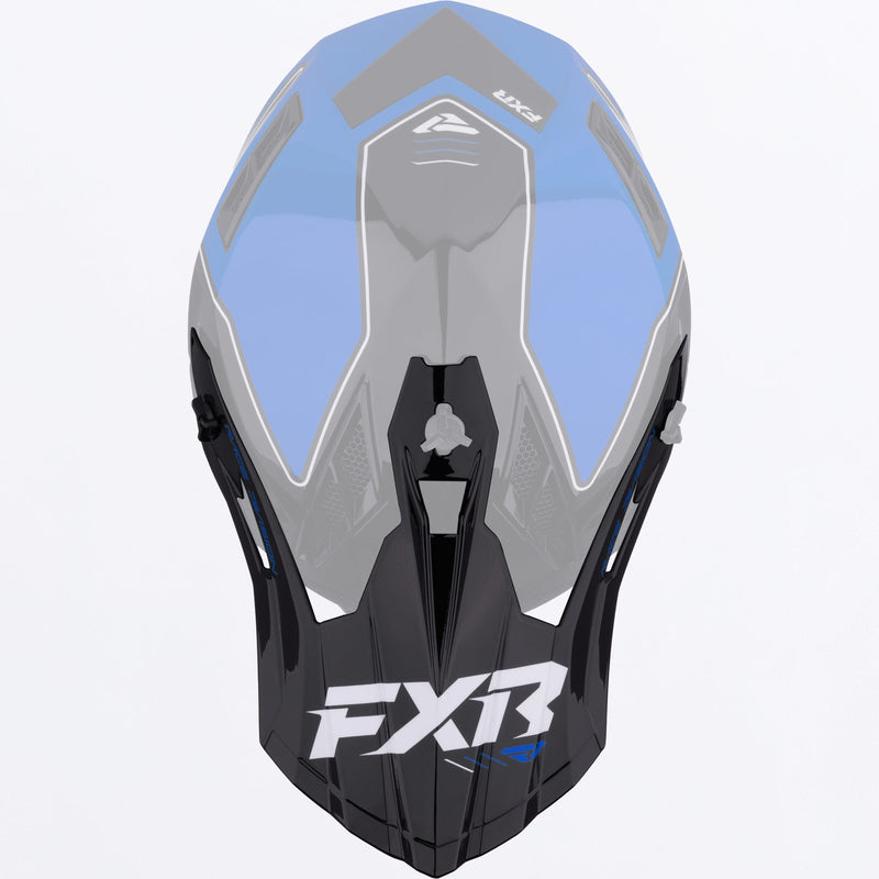 Chargez l'image dans la visionneuse de la galerie, HeliumMXHelmet_Peak_BlueWhite_SKU_261711-_4001_Front
