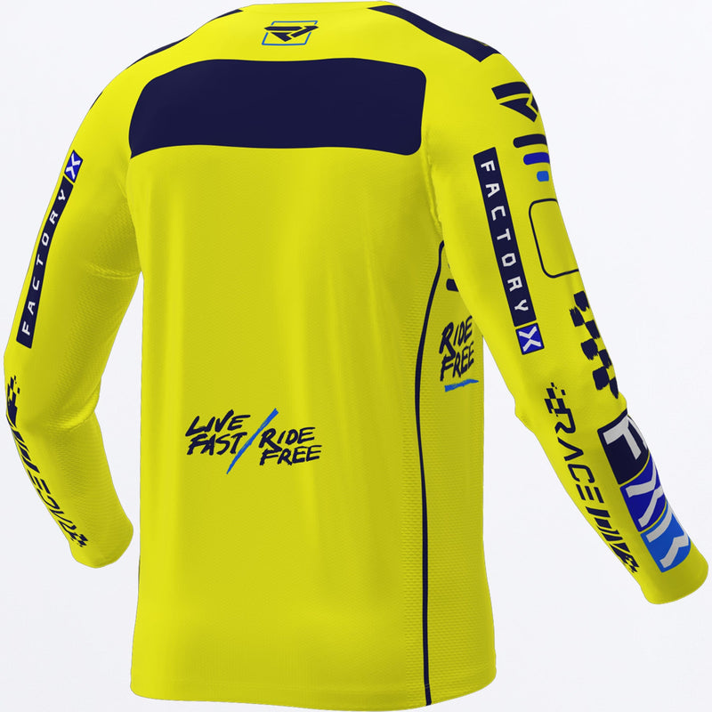 Chargez l'image dans la visionneuse de la galerie, Custom_PodiumProGladiator_MXJersey_YellNavyBlue_243395-_6045_back
