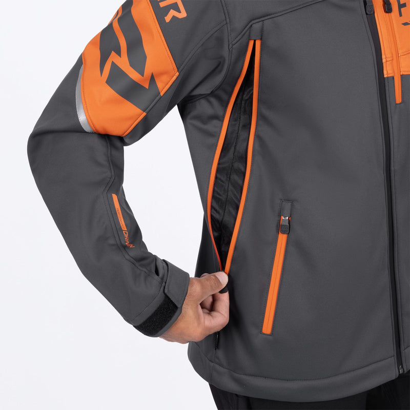 Chargez l'image dans la visionneuse de la galerie, MAscendSoftshell_Jacket_AsphaltJaffaOrange_SKU_260940-_0830_Extra3
