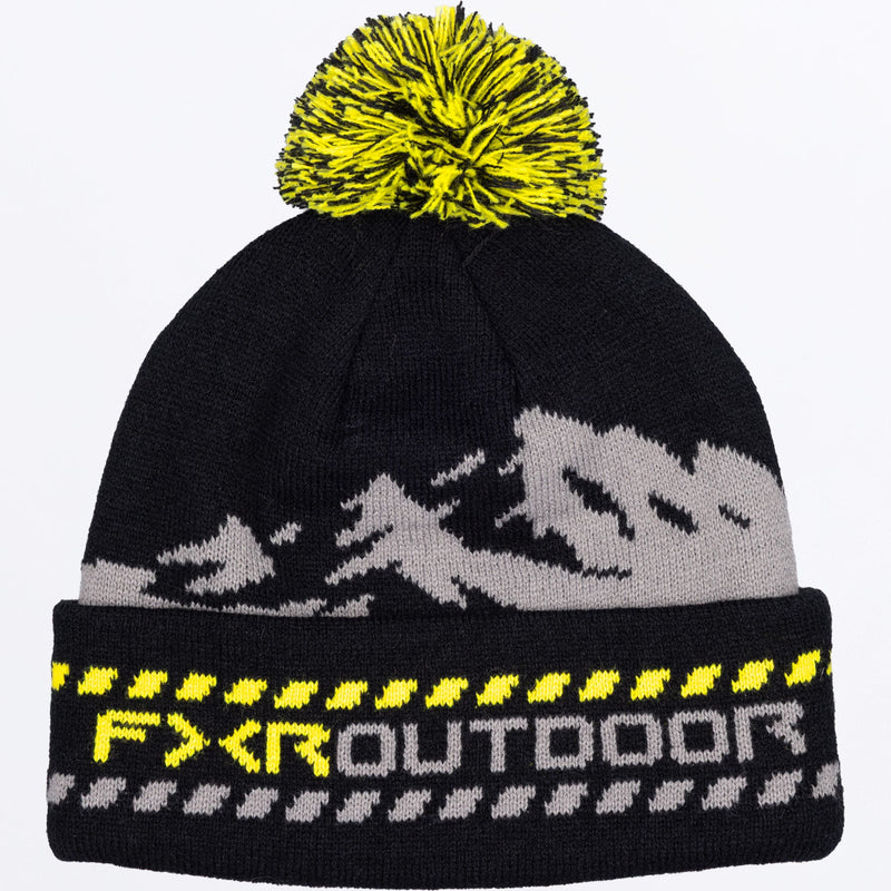 Chargez l'image dans la visionneuse de la galerie, Mountain_Beanie_BlackHiVis_SKU_271602-_1065_Front
