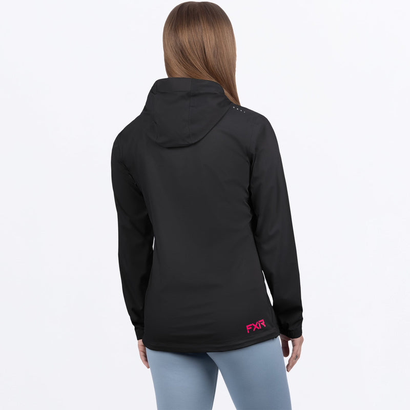 Chargez l'image dans la visionneuse de la galerie, AdventureLiteTriLaminate_Jacket_W_BlackRazz_242206-_1028_back
